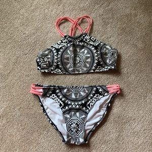 Tribal Print Halter Bikini